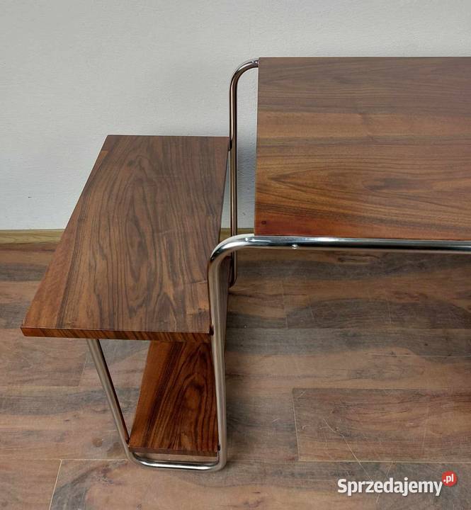 Biurko okleina orzech lakierowane polpolysk ICA Biurka mazowieckie Warszawa