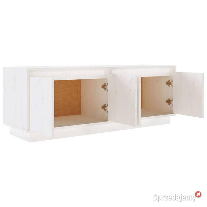 Szafka pod telewizor biała 110x34x40 lite drewno sprzedam