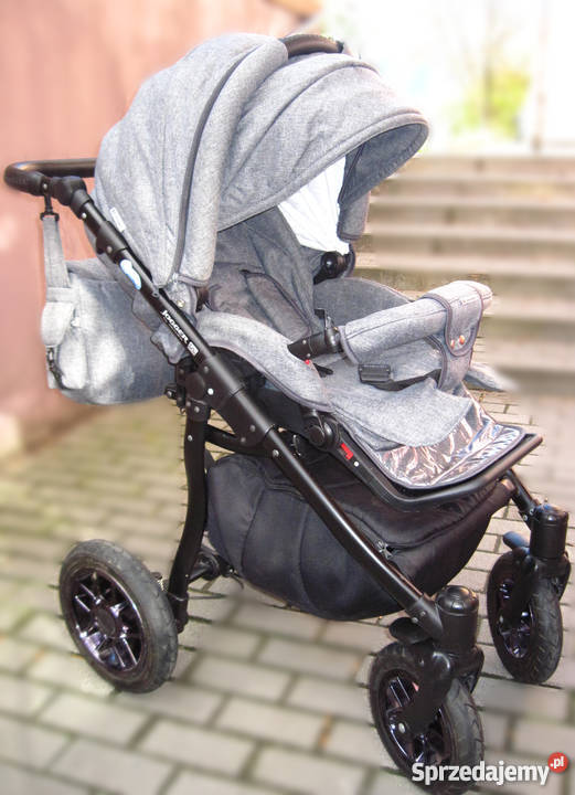Wózek 3w1 Adamex Jogger szary Stan Łódź sprzedam