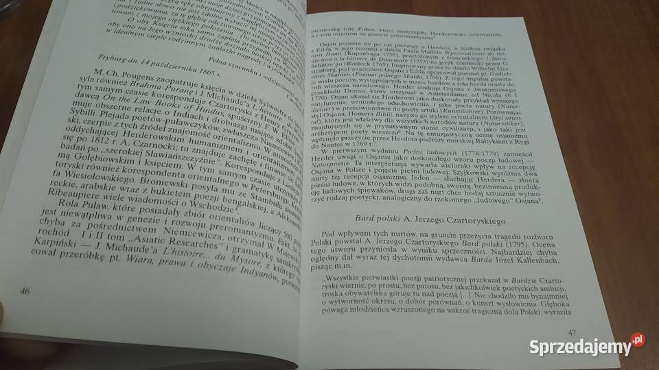 Herder i herderyzm w Polsce Jan Tuczyński