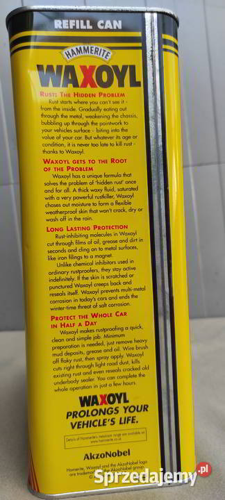 WAXOYL WAXOIL SMAR DO ŚLIZGÓW JCB koparka Lublin