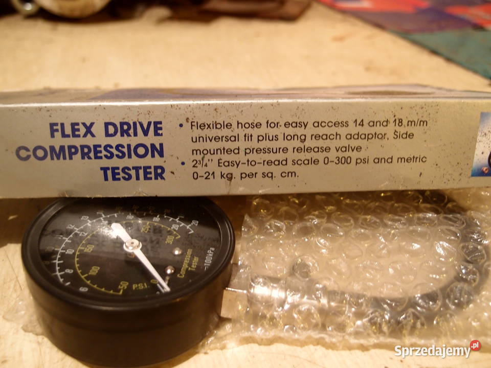 Tester ciśnienia kompresji Flex Drive 021Bar Łódź