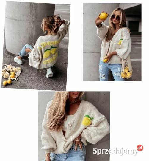 Sweter over size Lemon różne kolory