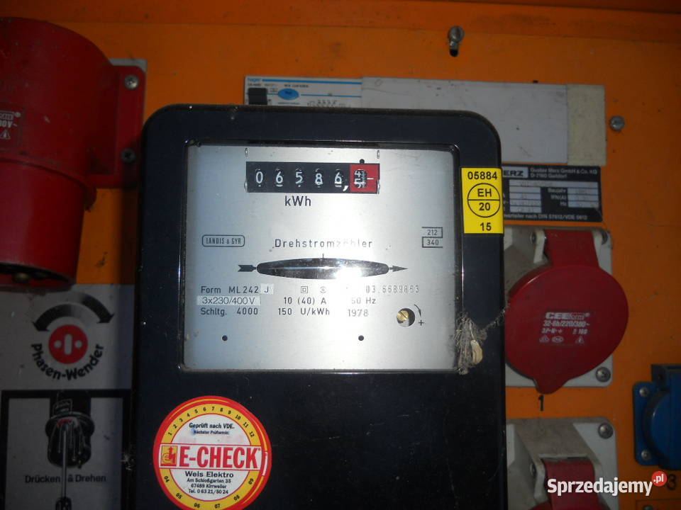 Rozdzielnia elektryczna z licznikiem Mobilna Pilzno