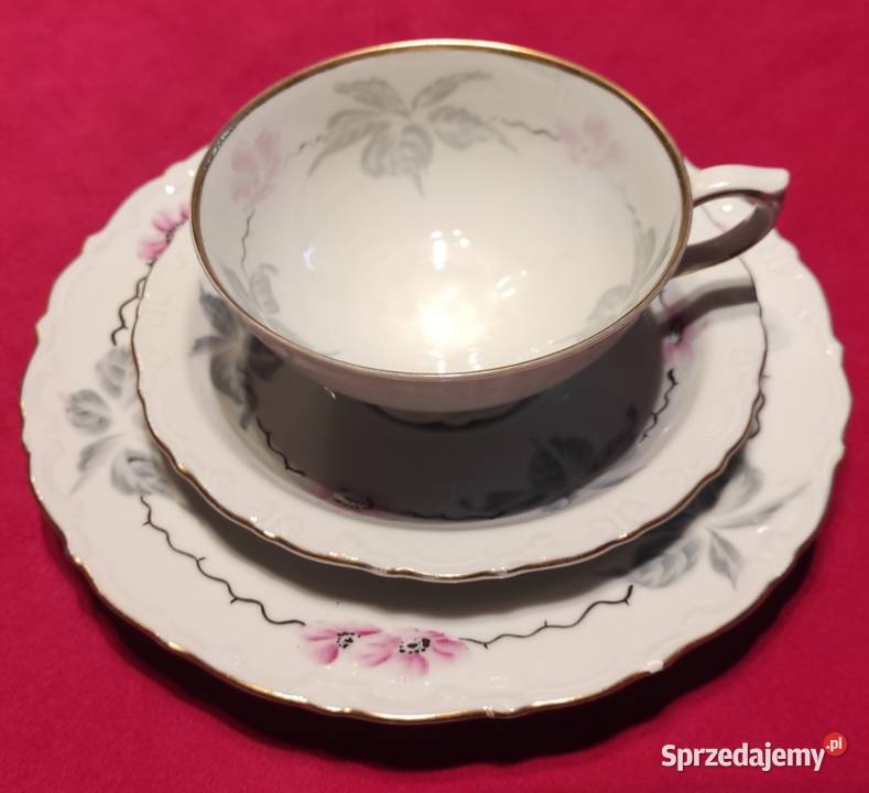 SECESYJNY ZESTAW ŚNIADANIOWY TRIO Pabianice sprzedam