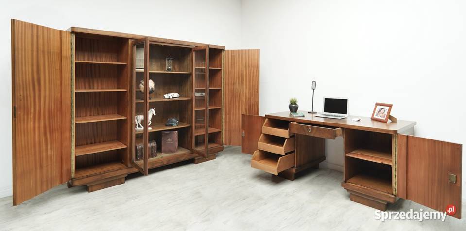 Zabytkowy gabinet art deco z lat 40tych Jerka