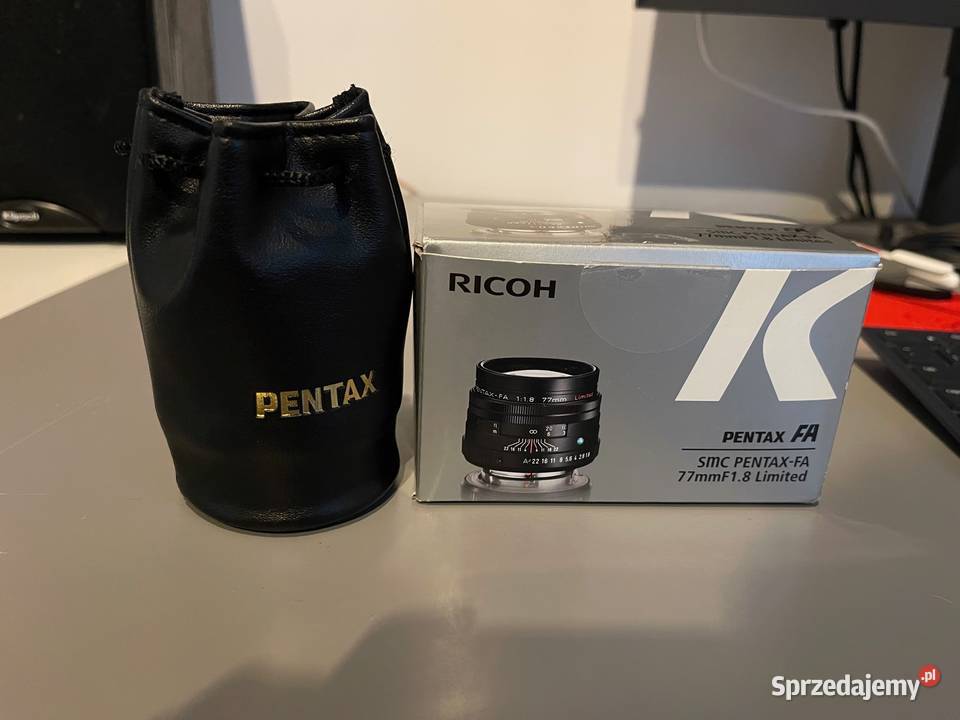 PentaxFA czarny 77mm f18 Limited Obiektywy