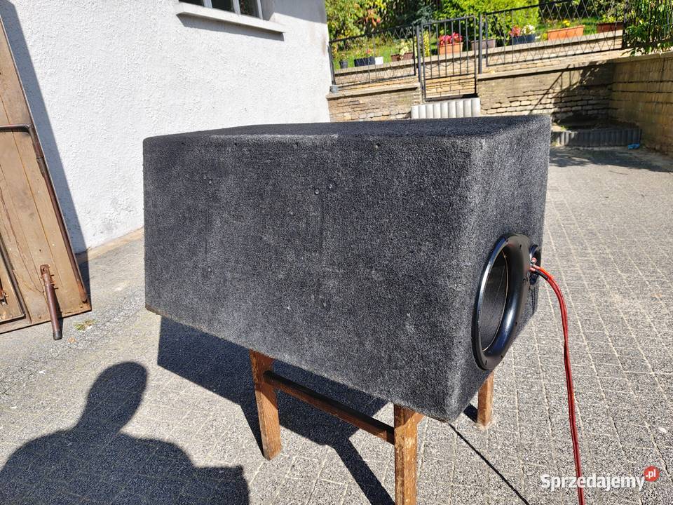 Skrzynia basowa bassowa dual subwoofer tuba skrzynie basowe i tuby śląskie Niegowonice
