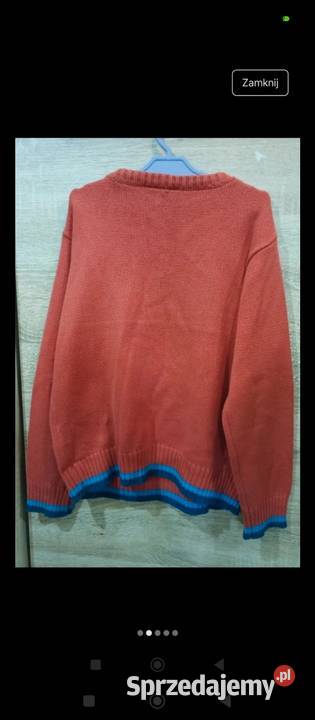 Ciepły sweter HEROD czerwony chłopca Biłgoraj