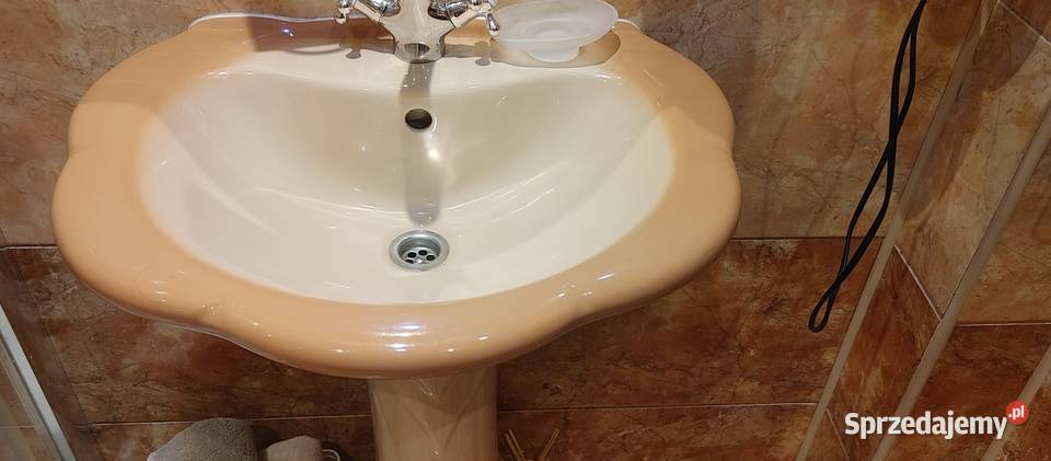 Umywalka z nogą Dalia beż Nysa