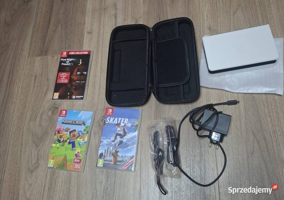 Nintendo Switch OLED bogaty zestaw 3 gry Międzyrzec Podlaski sprzedam