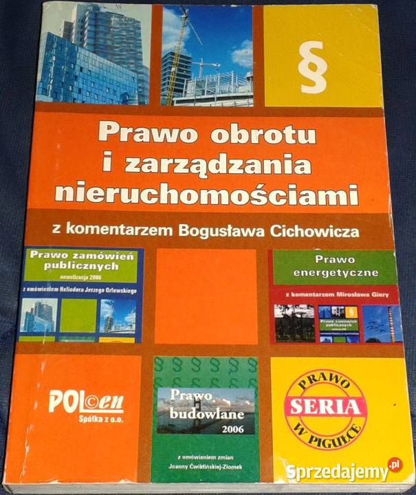 Prawo obrotu nieruchomościami Bogusław Cichowicz Chełm