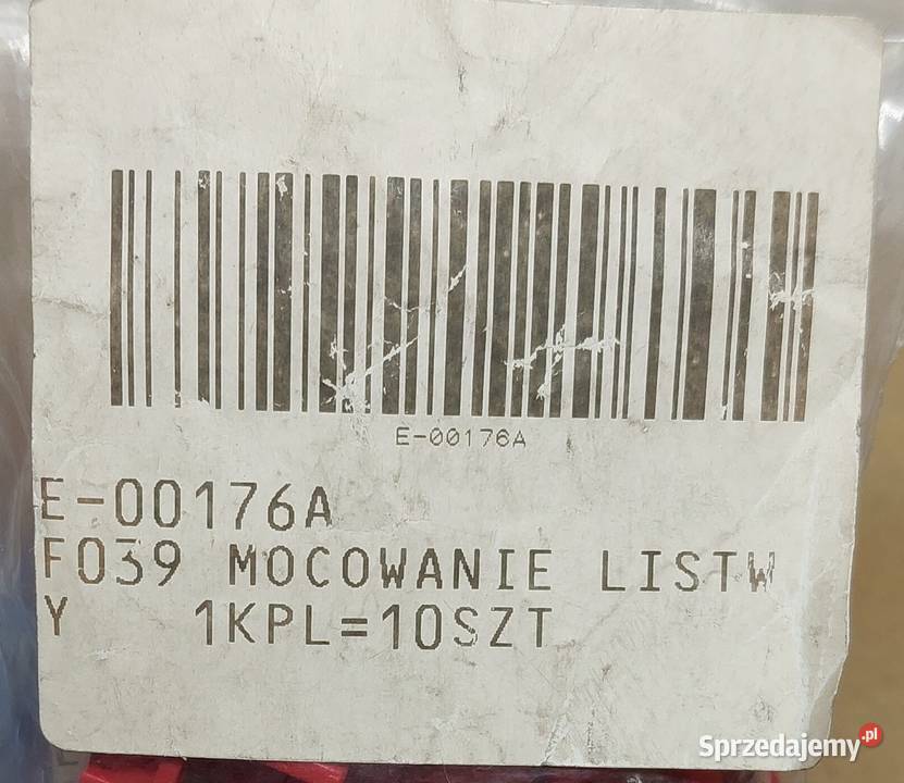 SPINKA LISTWY BOCZNEJ OZDOBNEJ RENAULT CLIO I dolnośląskie Mielęcin