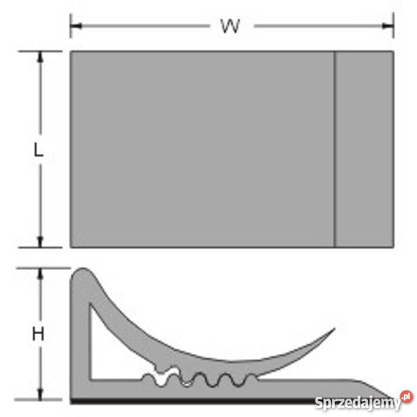 Uchwyt przewodu wstążkowego samoprz 15x25x10mm Wyszków