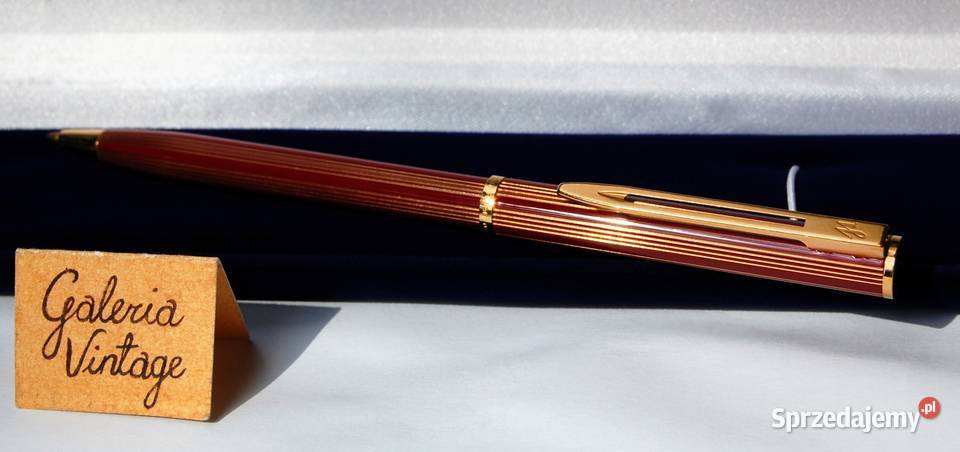 Długopis Waterman burgund złoto vintage lata 90 Lublin