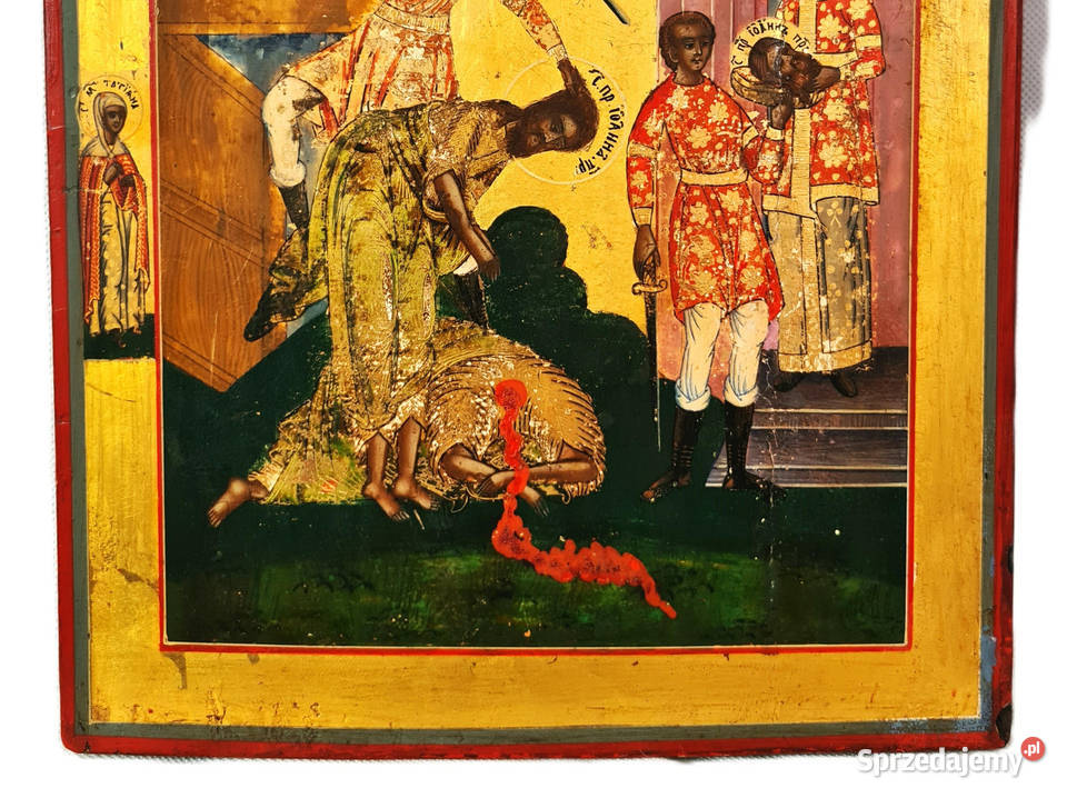 Ikona Ścięcie Świętego Jana Chrzciciela 0459 mazowieckie Warszawa