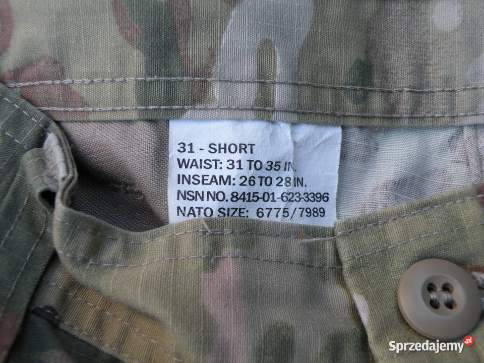 Spodnie ACU multicam OCP 31 short FEMALE Wrocław