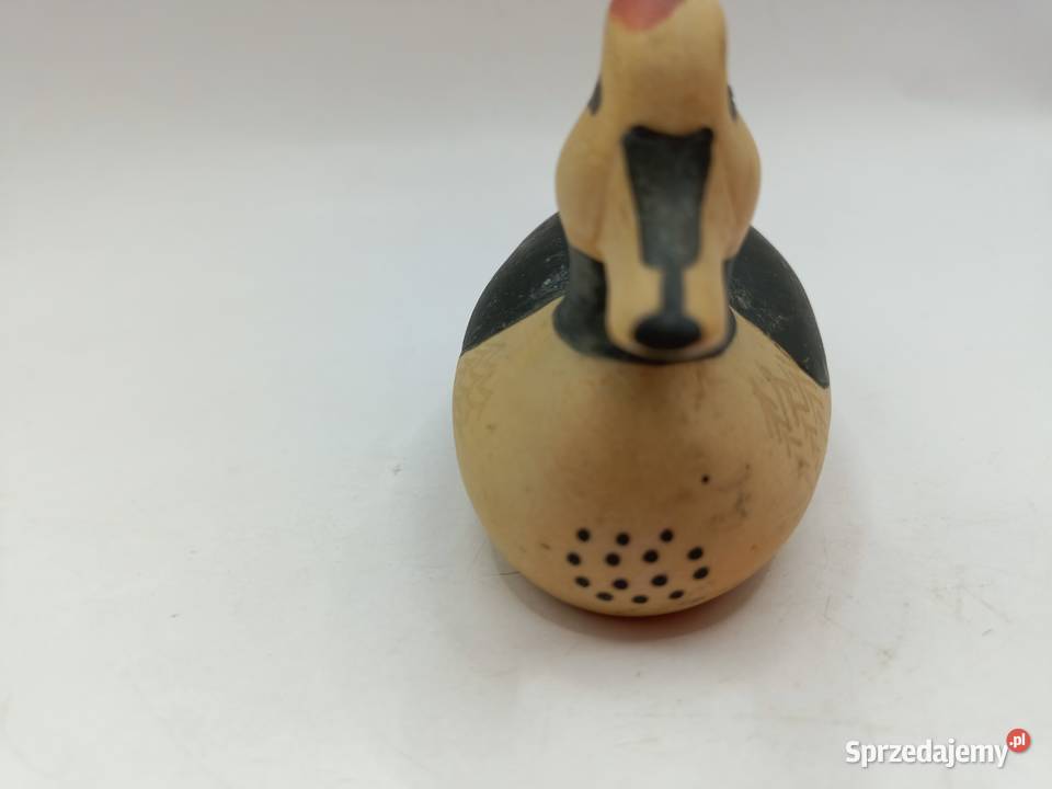 Ceramika dekoracja Mała kaczka ręcznie malowana Zamość
