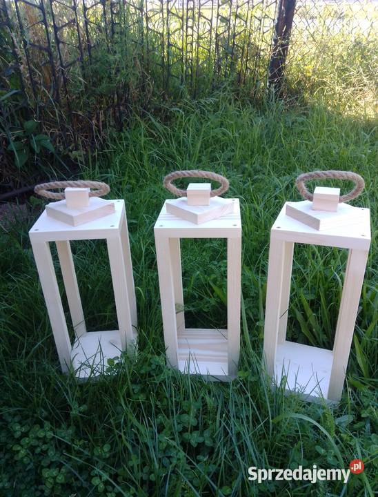 Lampion drewniany szlifowany ozdoba dekoracja podkarpackie Żyraków