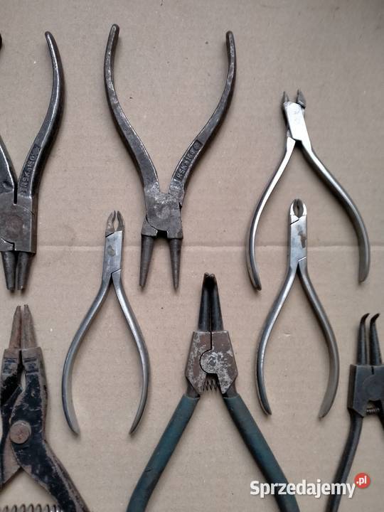 Duży zestaw szczypiec sprzedam