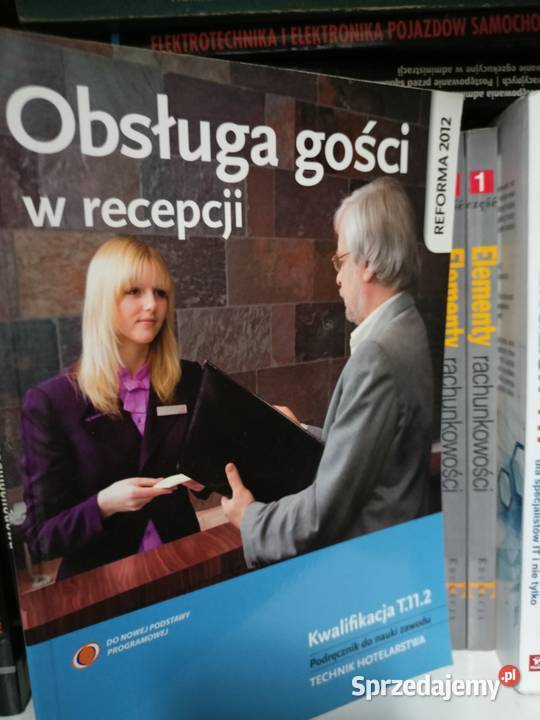 Obsługa gości w recepcji podręczniki szkolne sprzedam