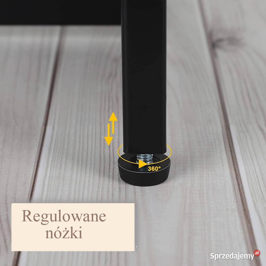konsola drewno dębowe lite na metalowych nogach mazowieckie Warszawa
