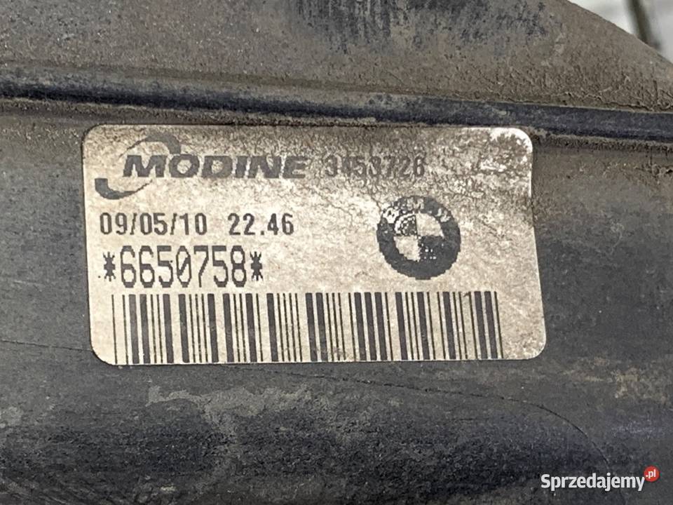 INTERCOOLER BMW E83 6650758 20 136 0311