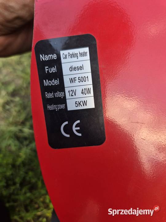 Ogrzewanie postojowe nagrzewnica WF 5001 12V 40W lubuskie sprzedam