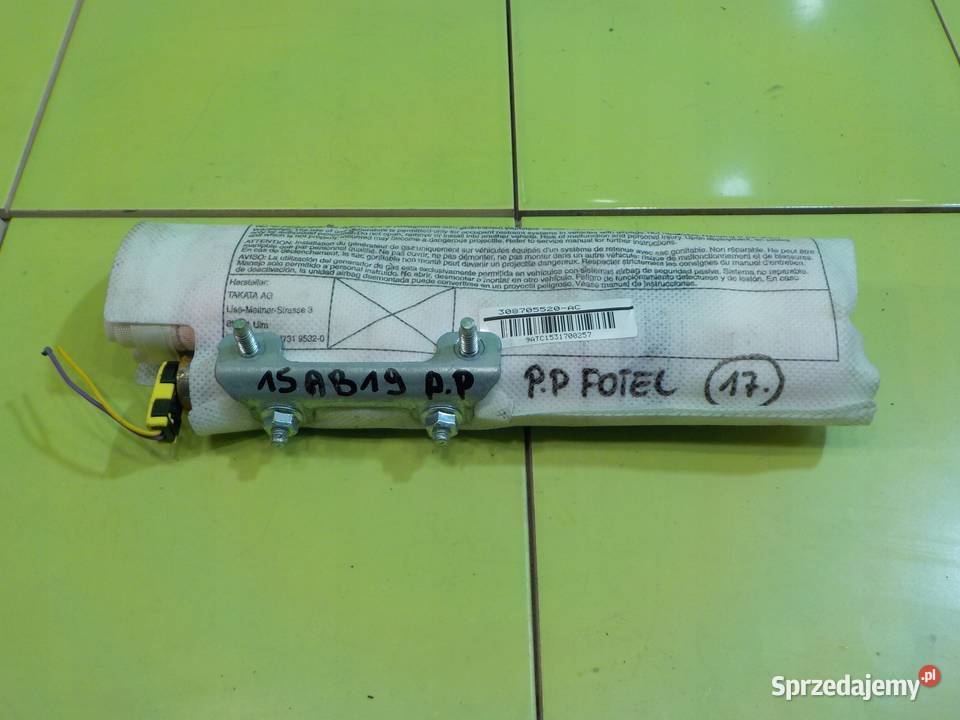 JAGUAR XE 20 D 16r SEDAN 4D AIRBAG poduszka osobowe Suków