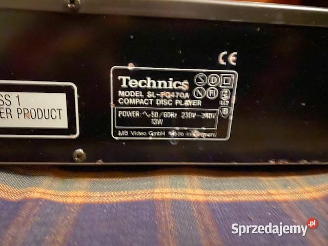 Odtwarzacz CD Technics SLPG470A Chełm