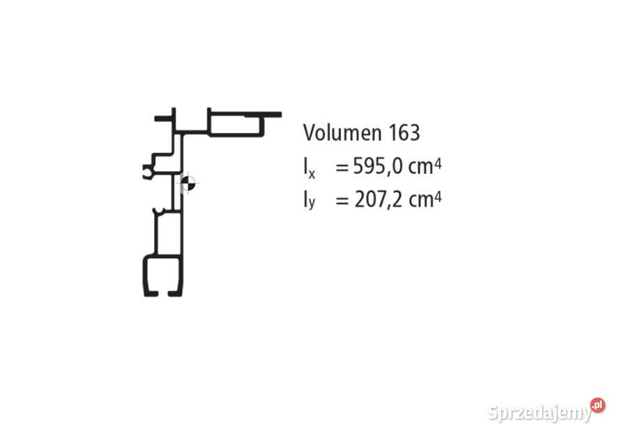 Profil kurtynowy Volumen H163 mm L13600 mm sprzedam