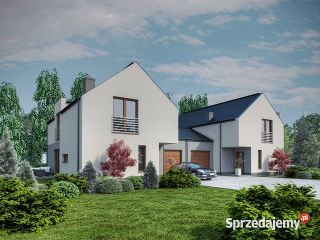 Do sprzedaży połowa bliżniaka w budowie Brzeziny-Kolonia