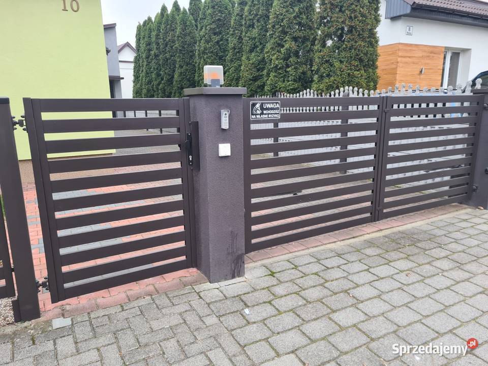 Brama skrzydłowa 500x120 MASTER 83 ogrodzenia wielkopolskie Konin