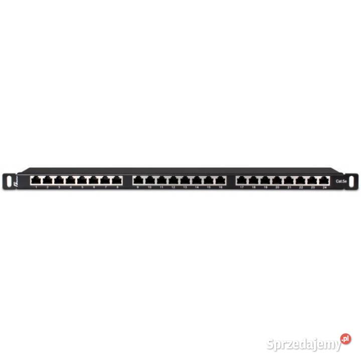 PATCH PANEL FTP CAT5E 24 PORTY 05U PGF5EFTP24B8 śląskie Knurów