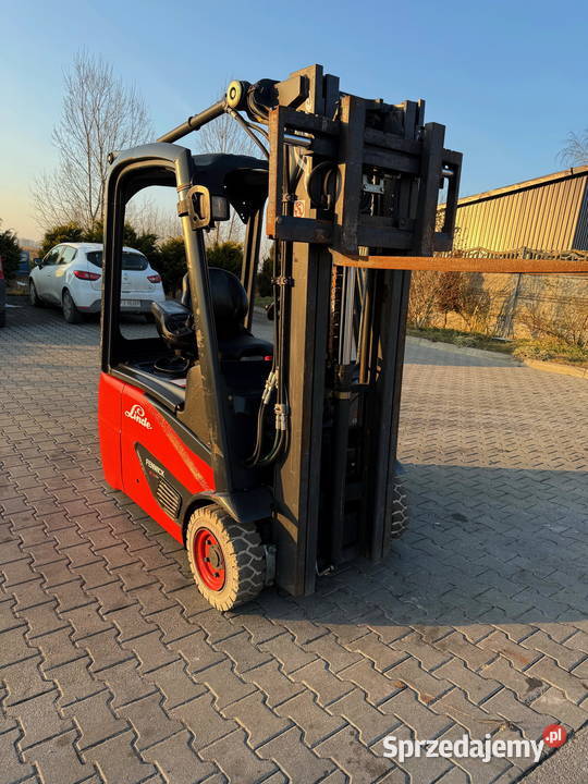 wózek widłowy elektryczny LINDE E14 Triplex 460m łódzkie Działoszyn sprzedam