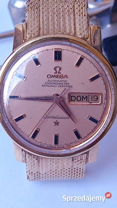 Zegarek szwajcarski OMEGA Constellation ze złota wielkopolskie Wagowo