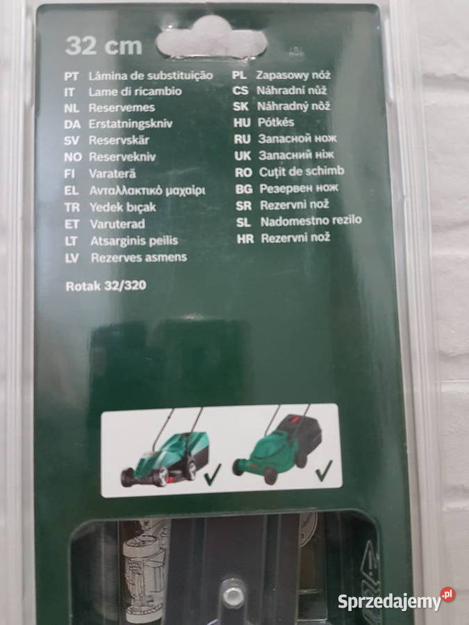 zapasowy nóż ostrze do kosiarki elektrycznej mazowieckie Warszawa