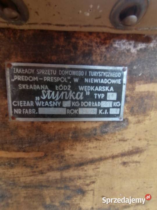 Łódka wędkarska stynka 11 Syców