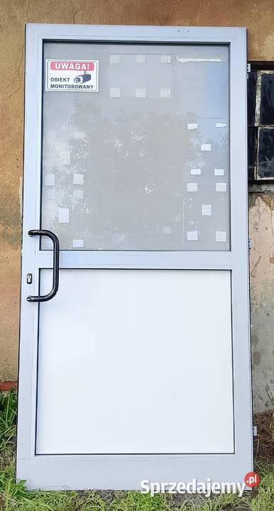 Drzwi aluminiowe sklepowe witryna sklepowa Breń Osuchowski