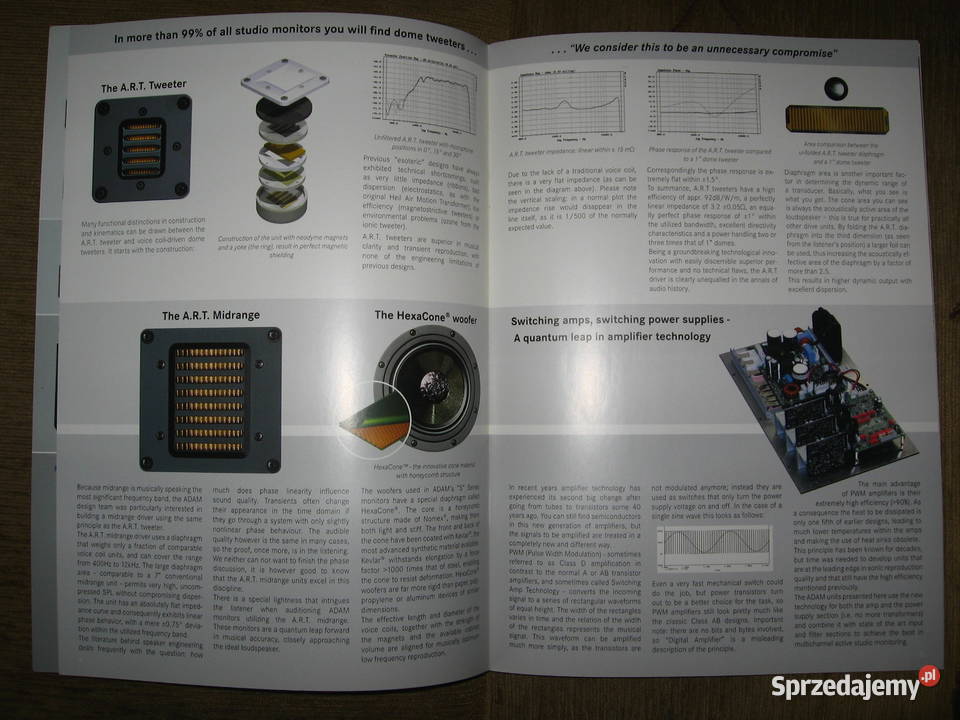 ADAM Studio Monitors pro audio catalogue 042006 Kępice