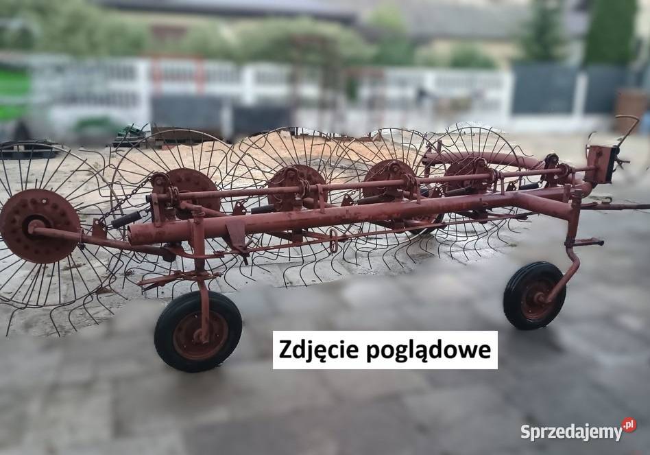 Przetrząsarko zgrabiarka pająk 5gwiazd słoneczko Zgrabiarki i przetrząsacze Zgrabiarki i przetrząsacze
