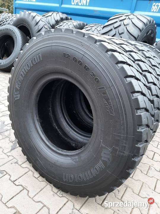 4x Opona używana ciężarowa 1200R20 KORMORAN D