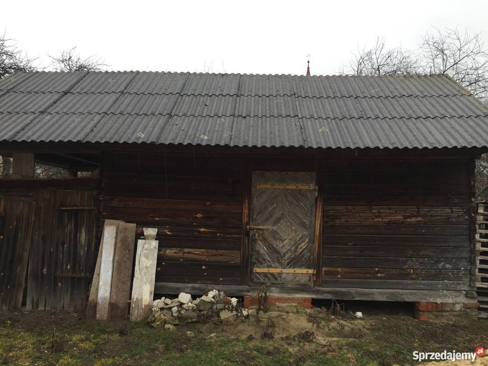 Spichlerz 4 na 5m z bali sosnowych Garaże i miejsca postojowe Nieruchomości Wysokie