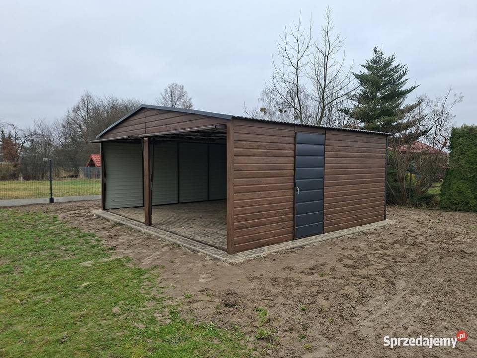 Garaże drewnopodobne Piaseczno