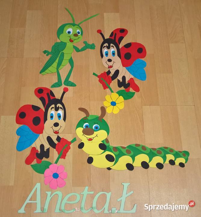 Dekoracje dwustronne okienne o tematyce wiosenno mazowieckie