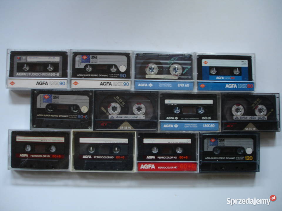 KASETY magnetofonowe AGFA używane Zielona Góra