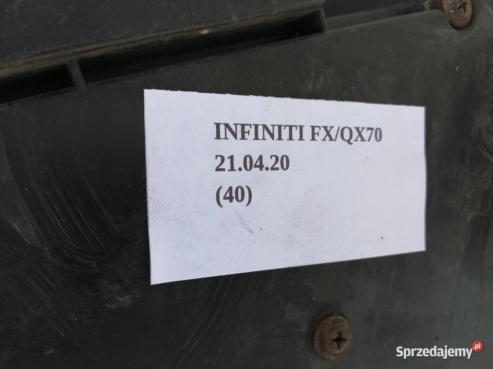 OSŁONA WLOT POWIETRZA PAS PRZÓD INFINITI QX70 Nowy Tomyśl