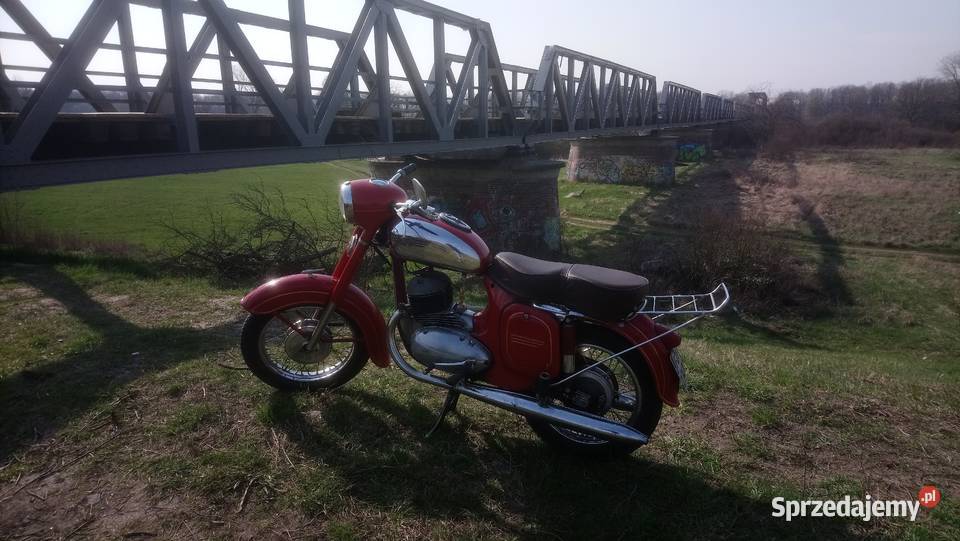 Jawa 350 kivacka 354 z 1959 roku zarejestrowana lubuskie Nowa Sól