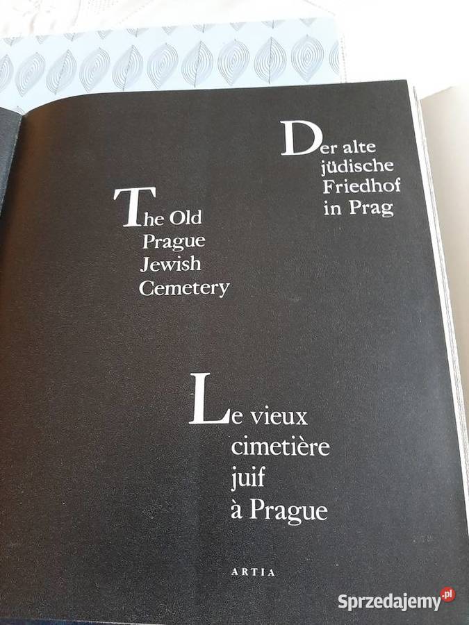 Der alte jdische Friedhof in Prag sprzedam