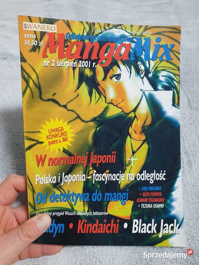 Manga Mix Odlotowe Pismo Mangowe Rok wydania 2001 Gdynia sprzedam